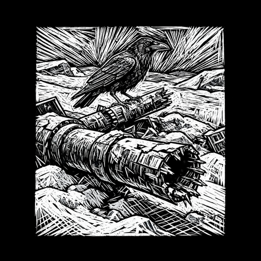 Crow on Tank Bella Canvas Unisex Tee