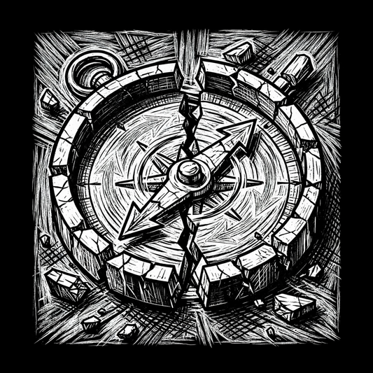 Broken Compass Bella Canvas Unisex Tee