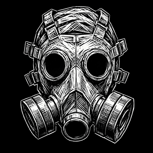 Gas Mask Bella Canvas Unisex Tee