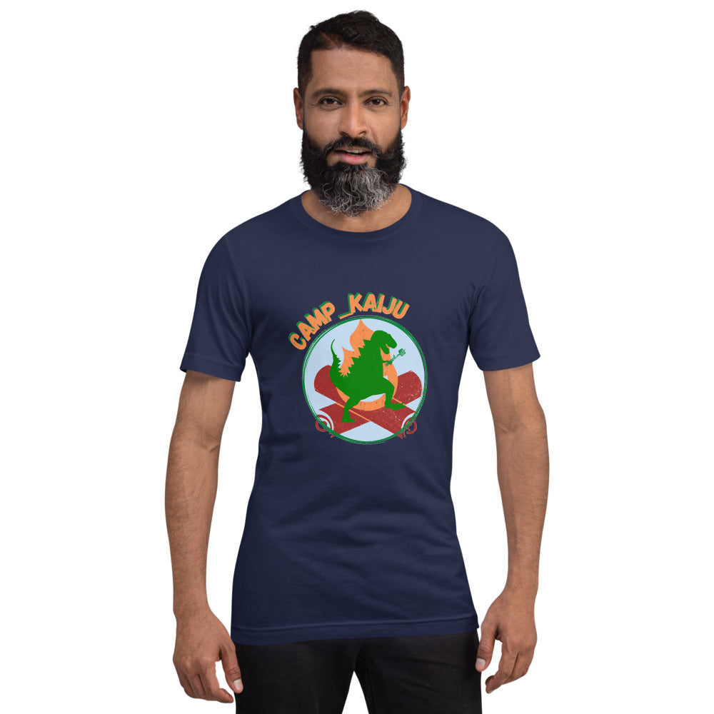 Camp _Kaiju Bella Canvas Unisex Tee - Blue