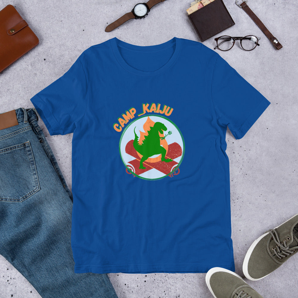 Camp _Kaiju Bella Canvas Unisex Tee - Blue