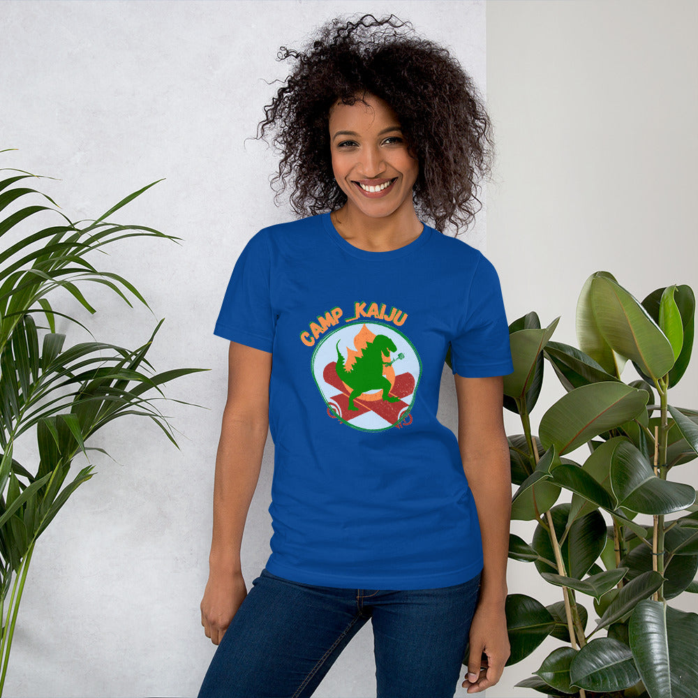 Camp _Kaiju Bella Canvas Unisex Tee - Blue