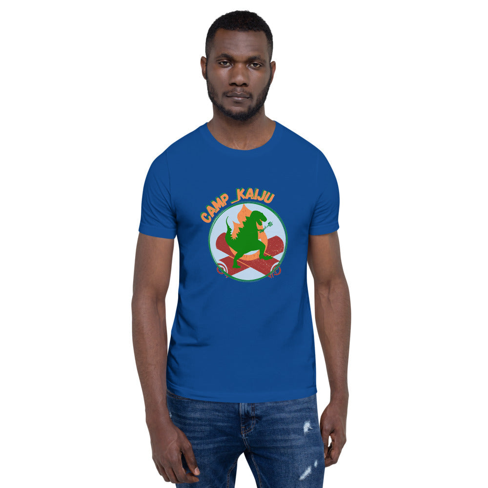 Camp _Kaiju Bella Canvas Unisex Tee - Blue