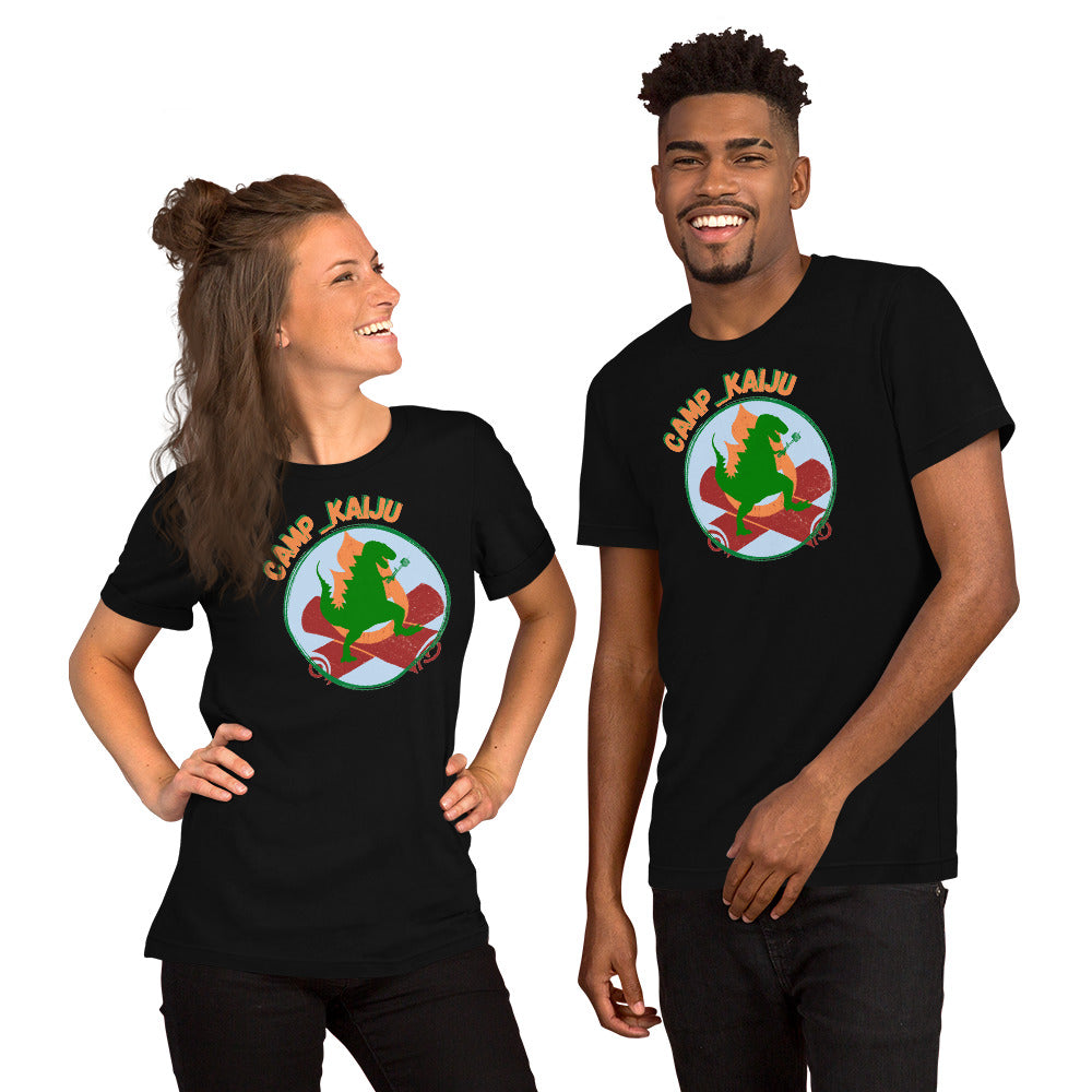 Camp _Kaiju Bella Canvas Unisex Tee - Black