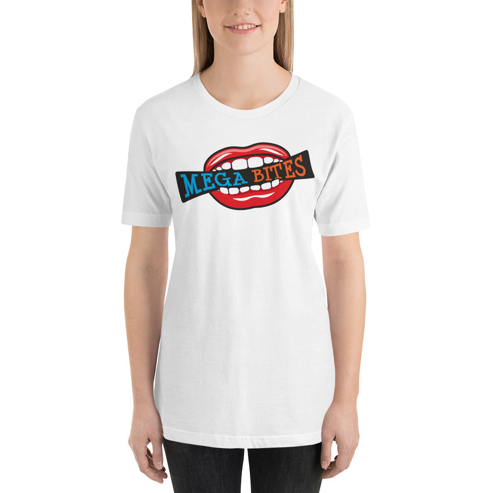 Mega Bites Bella Canvas Unisex Tee White