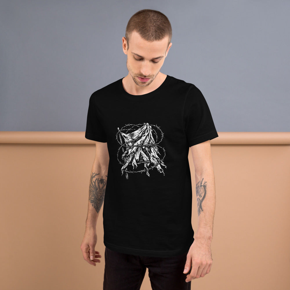 Wire Flag Bella Canvas Unisex Tee