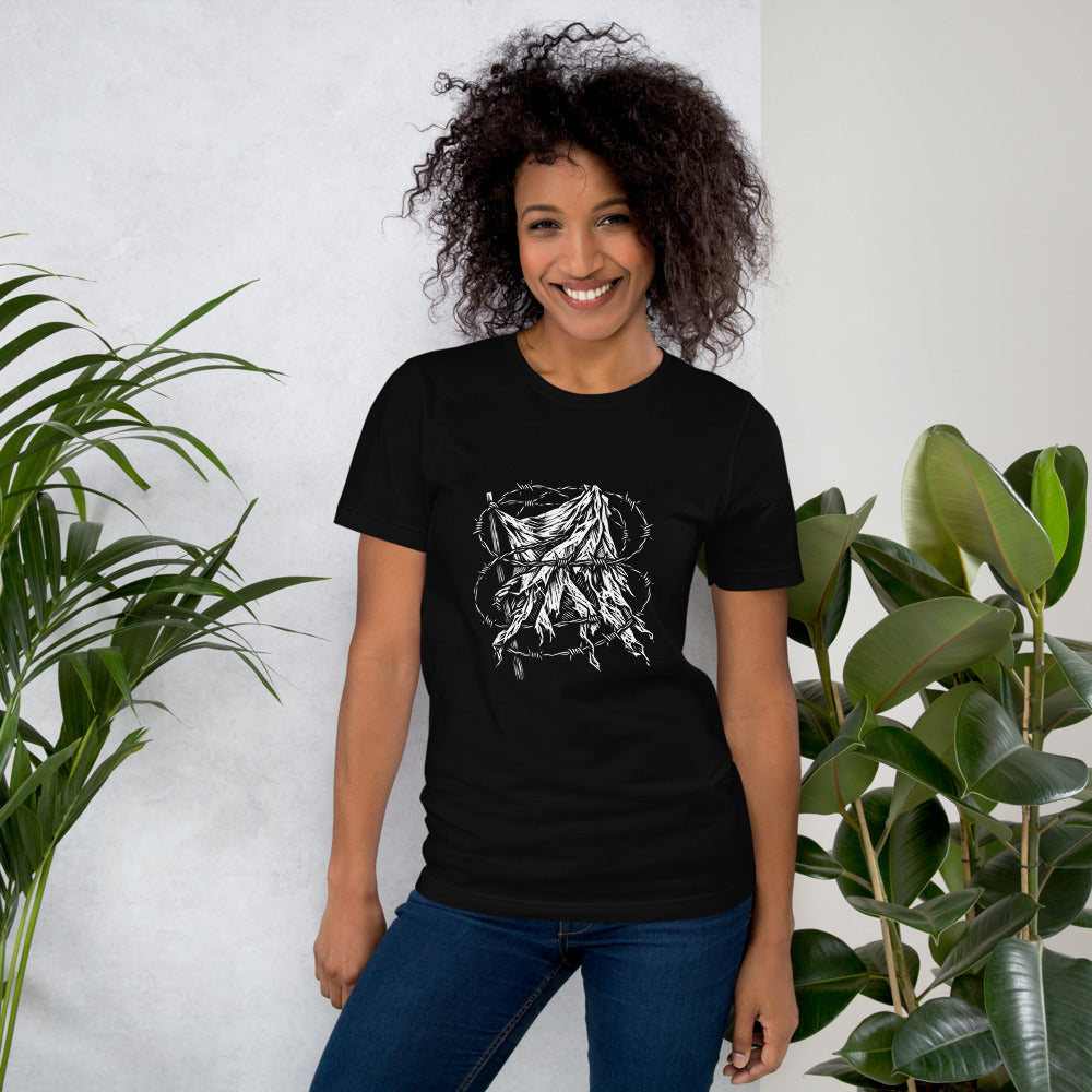 Wire Flag Bella Canvas Unisex Tee
