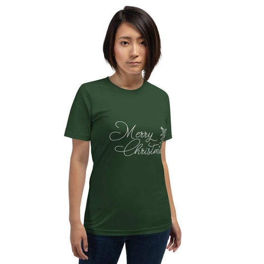 Merry Christmas Bella Canvas Short-Sleeve Unisex Tee - Bandits Emporium